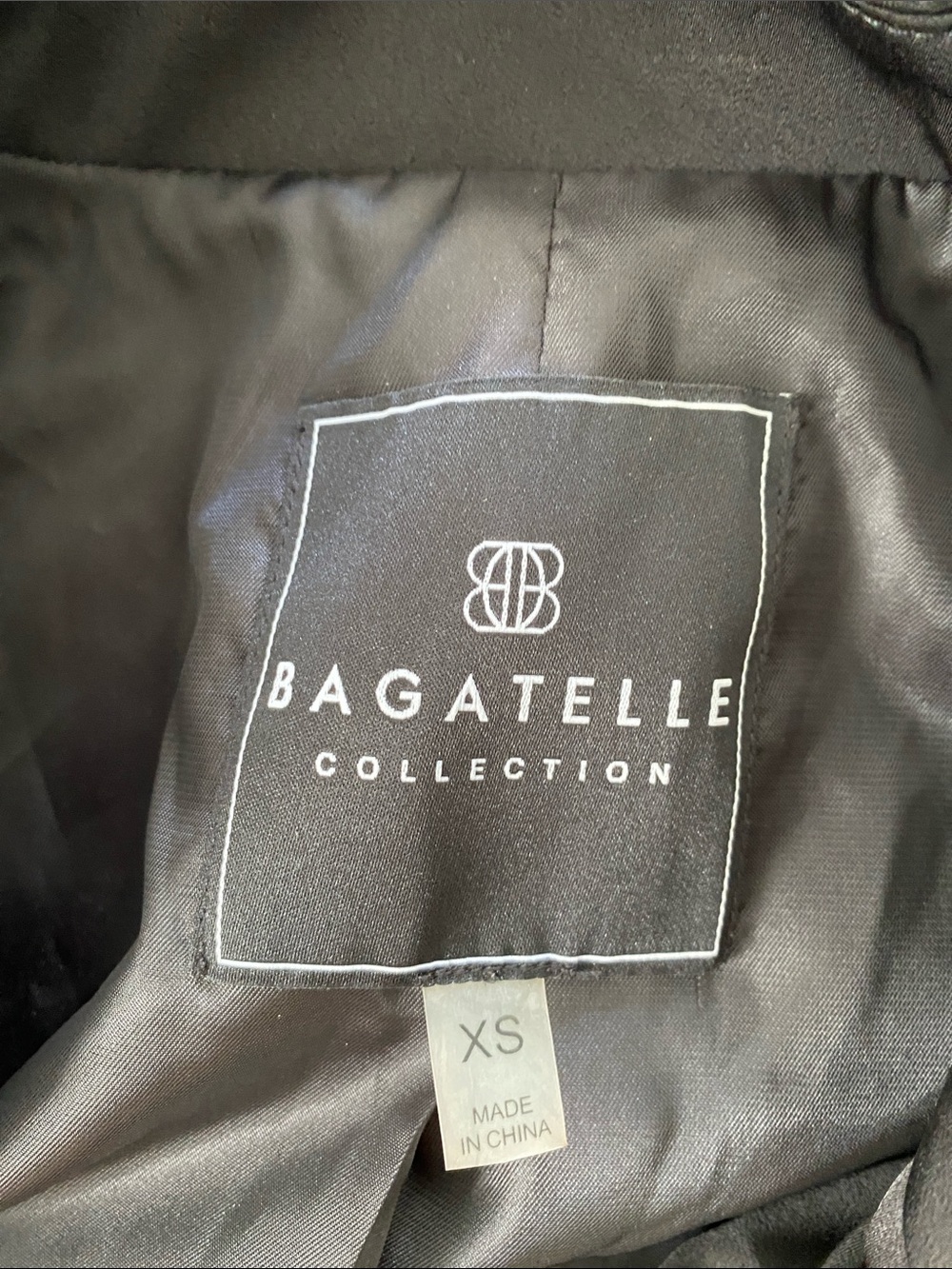 Bagatelle Collection Double Breasted Blazer in Black Size Extra Small NWT - Picture 7 of 9